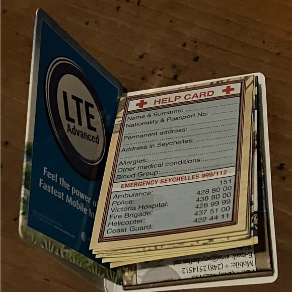 Seychelles Tourist souvenir antique style pocket map booklet - Picture 10 of 12